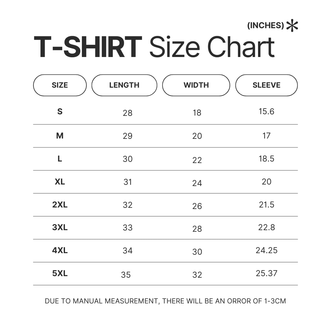 T shirt Size Chart - Phineas and Ferb Shop