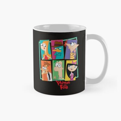 Disney Phineas And Ferb Character Collage Mug