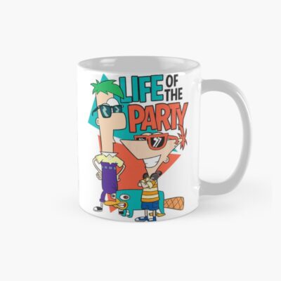 Disney Phineas And Ferb Life Of The Party Cool Group Shot Mug