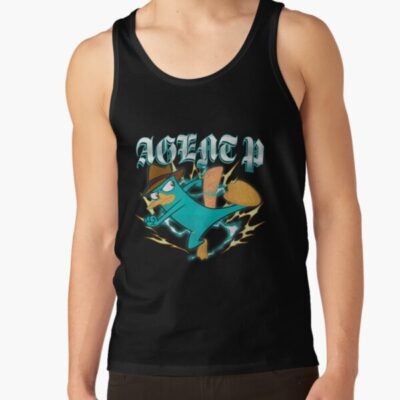 Phineas And Ferb Agent P Electric Kick Distressed Tank Top