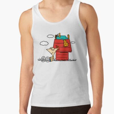 Snoophi Ferb And Phineas Tank Top