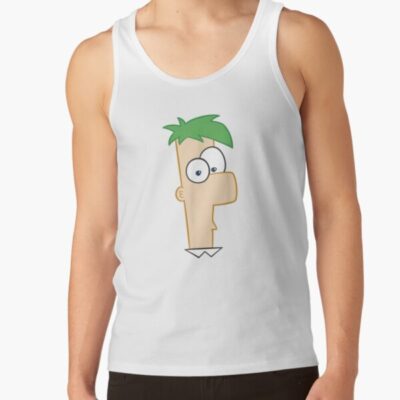 Large Ferb Face Ferb And Phineas Tank Top