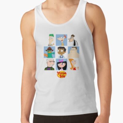 Love Phineas Idols Cartoon Ferb And Phineas Tank Top