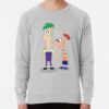 ssrcolightweight sweatshirtmensheather greyfrontsquare productx1000 bgf8f8f8 14 - Phineas and Ferb Shop