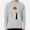 ssrcolightweight sweatshirtmensheather greyfrontsquare productx1000 bgf8f8f8 2 - Phineas and Ferb Shop