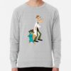 ssrcolightweight sweatshirtmensheather greyfrontsquare productx1000 bgf8f8f8 29 - Phineas and Ferb Shop