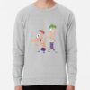 ssrcolightweight sweatshirtmensheather greyfrontsquare productx1000 bgf8f8f8 3 - Phineas and Ferb Shop
