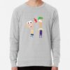 ssrcolightweight sweatshirtmensheather greyfrontsquare productx1000 bgf8f8f8 6 - Phineas and Ferb Shop