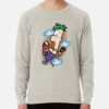 ssrcolightweight sweatshirtmensoatmeal heatherfrontsquare productx1000 bgf8f8f8 11 - Phineas and Ferb Shop