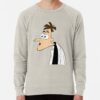 ssrcolightweight sweatshirtmensoatmeal heatherfrontsquare productx1000 bgf8f8f8 2 - Phineas and Ferb Shop