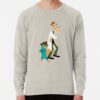 ssrcolightweight sweatshirtmensoatmeal heatherfrontsquare productx1000 bgf8f8f8 29 - Phineas and Ferb Shop
