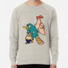 ssrcolightweight sweatshirtmensoatmeal heatherfrontsquare productx1000 bgf8f8f8 57 - Phineas and Ferb Shop