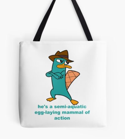 Phineas And Ferb Perry The Platypus Tote Bag