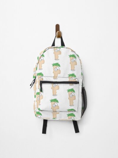 Large Ferb Face Ferb And Phineas Backpack