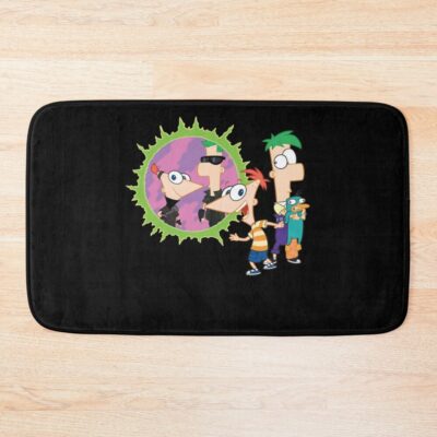 Phineas And Ferb Love You Fans Funny Bath Mat
