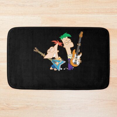 Phineas And Ferb Funny For You Love Bath Mat