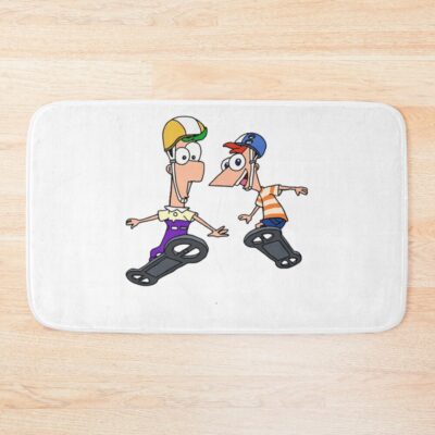 Bands Skating Phineas And Ferb Boy Fan Bath Mat