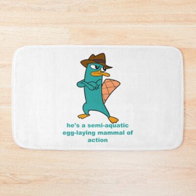 Phineas And Ferb Perry The Platypus Bath Mat