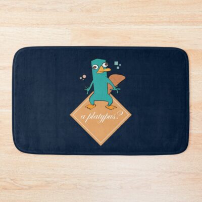 A Platypus Design Inspired By Phineas And Ferb_S Perry The Platypus Bath Mat