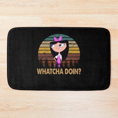 Vintage Isabella Phineas Animation Design Ferb Whatcha Doin Bath Mat