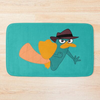 Perry The Platypus Flying Kick Bath Mat
