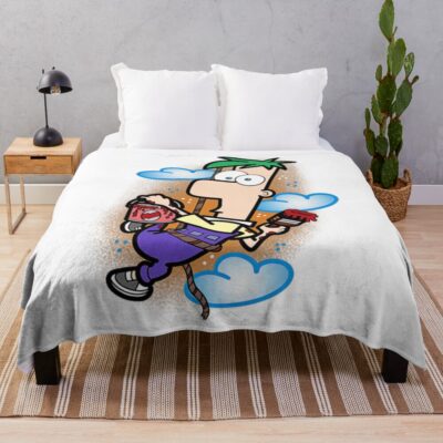 Phineas And Ferb Throw Blanket