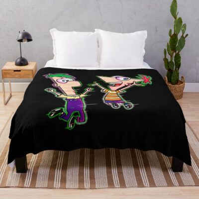 Phineas And Ferb Throw Blanket