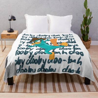 Agent P Ferb And Phineas Throw Blanket