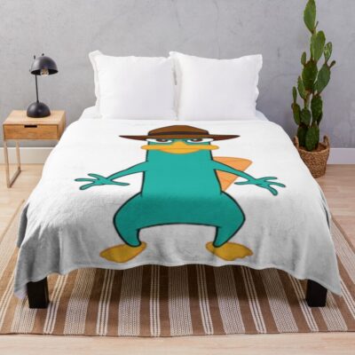Perry Platypus Ferb And Phineas Throw Blanket