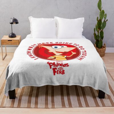 Phineas Do Today Throw Blanket