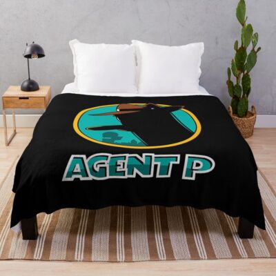Agent P Ver 2 Throw Blanket