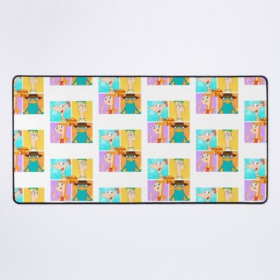 Character Box Up Ferb And Phineas Mouse Pad