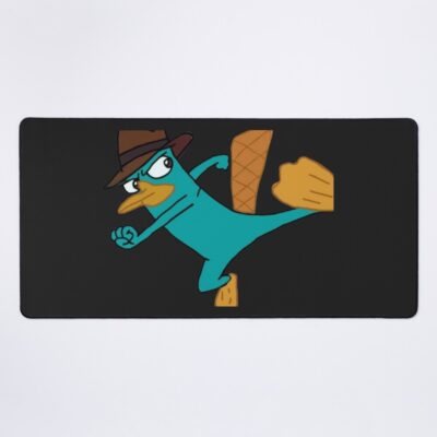 Perry The Platypus Outline Art Mouse Pad