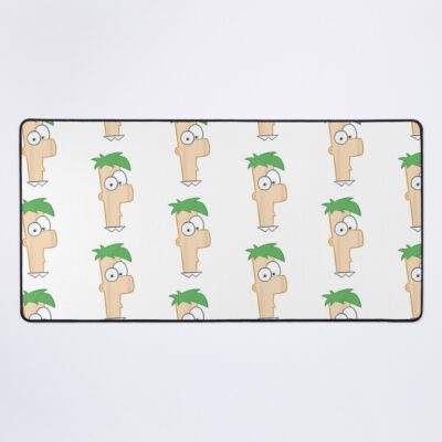 Large Ferb Face Ferb And Phineas Mouse Pad