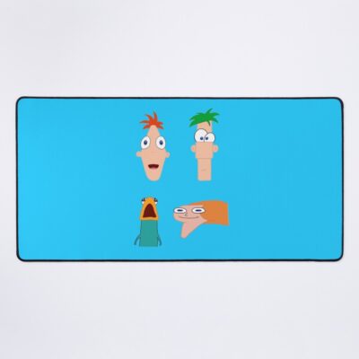 Front Facing Phineas And Ferb Mouse Pad