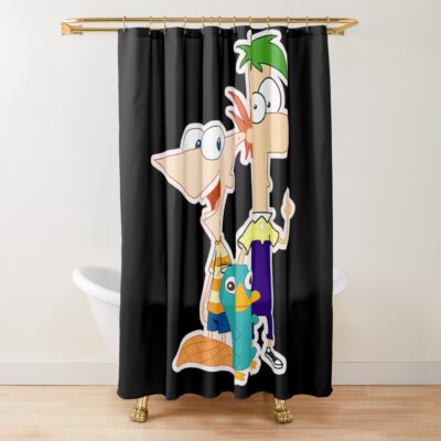 Vintage Cartoon Movies Clasicc Kids Movies Shower Curtain