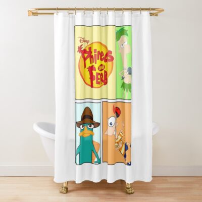 Phineas And Ferb Shower Curtain