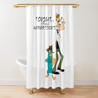 Perry And Dr Heinz Tonight It All Happens Tonight Shower Curtain