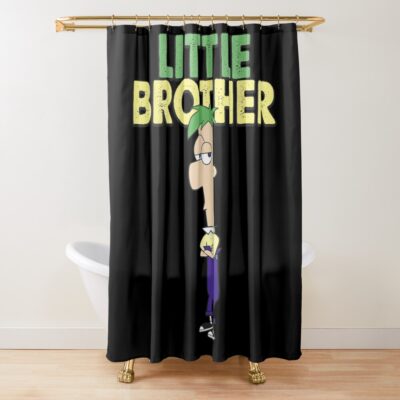 The Green Brother Shower Curtain