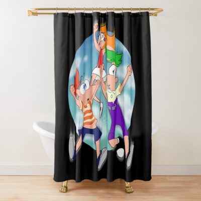 Vintage Cartoon Movies Clasicc Kids Movies Shower Curtain