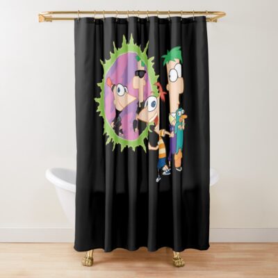 Vintage Cartoon Movies Clasicc Kids Movies Shower Curtain