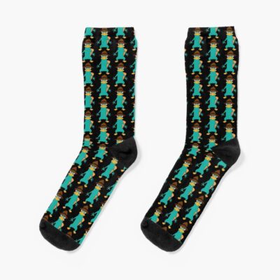 Perry The Platypus From Phineas And Ferb Socks