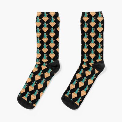 A Platypus Design Inspired By Phineas And Ferb_S Perry The Platypus Socks