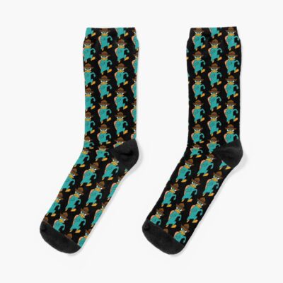 Agent Pperry The Platypus Socks