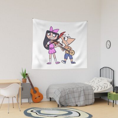 We Mix Together Perfectly Ferb And Phineas Tapestry
