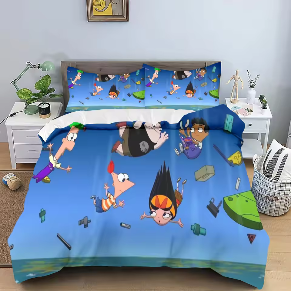 Phineas And Ferb Iconic Design Bedding Set