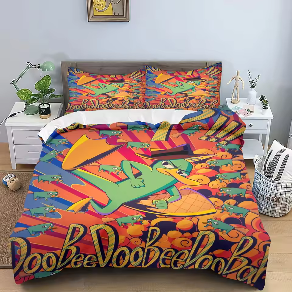 Phineas And Ferb Legacy Tribute Bedding Set
