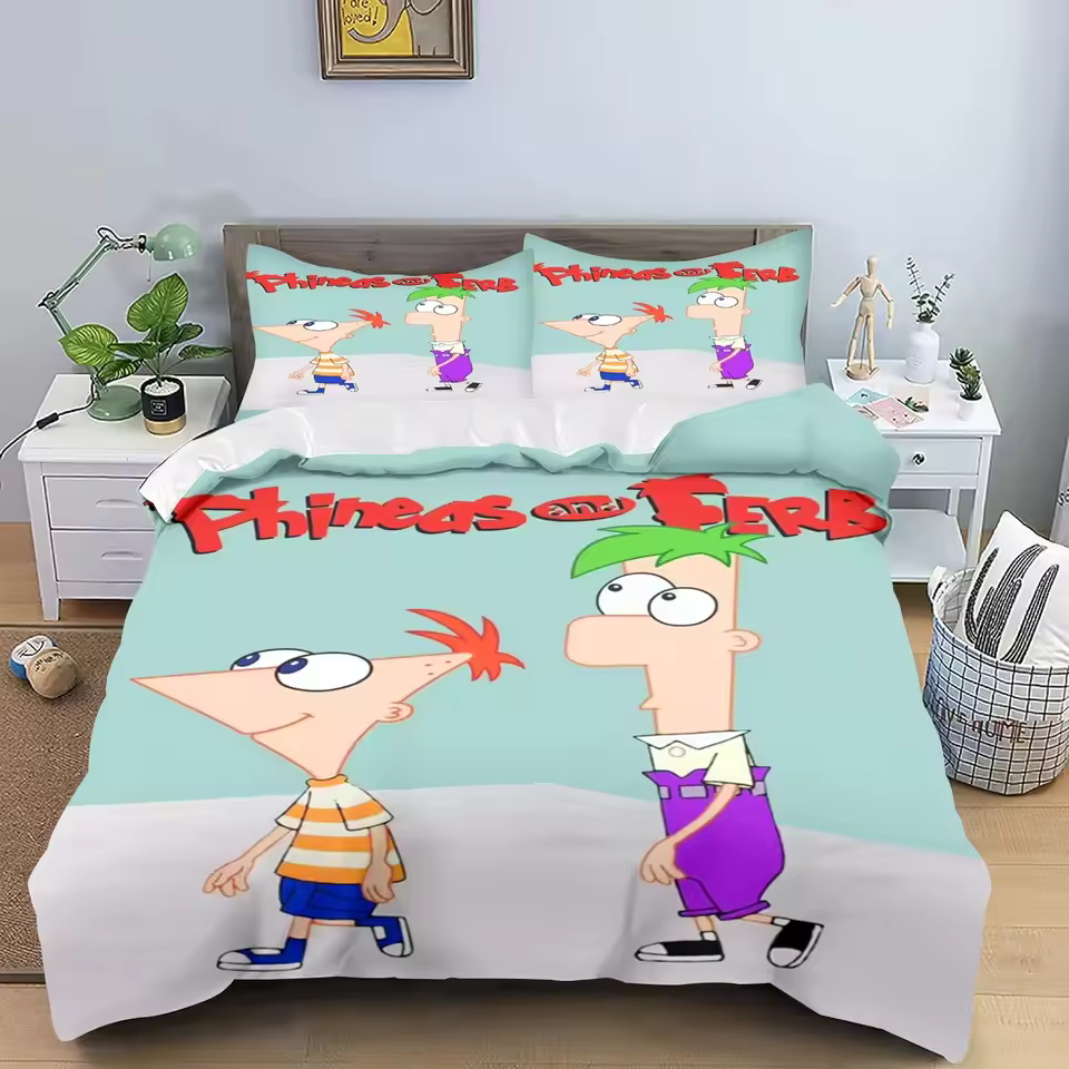 Phineas And Ferb Exclusive Graphic Bedding Set